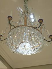 Important Early 19th Century, Glass and Gilt Bronze Baltic Chandelier