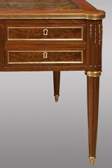 Louis XVI Mahogany Bureau Plat with Ormolu Mounted
