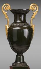 Pair of French Restoration Urns, 19th Century