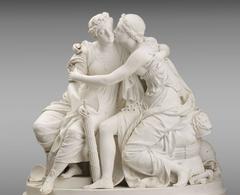 French Porcelain Group ‘‘La Justice et la Paix’’ End of the 18th Century