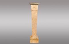 Pair of Marble Plinths in ''Rose De Brignoles, '' Early 20th Century