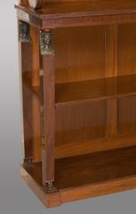 Fine Quality Regency Period Open Bookcase in Solid Mahogany