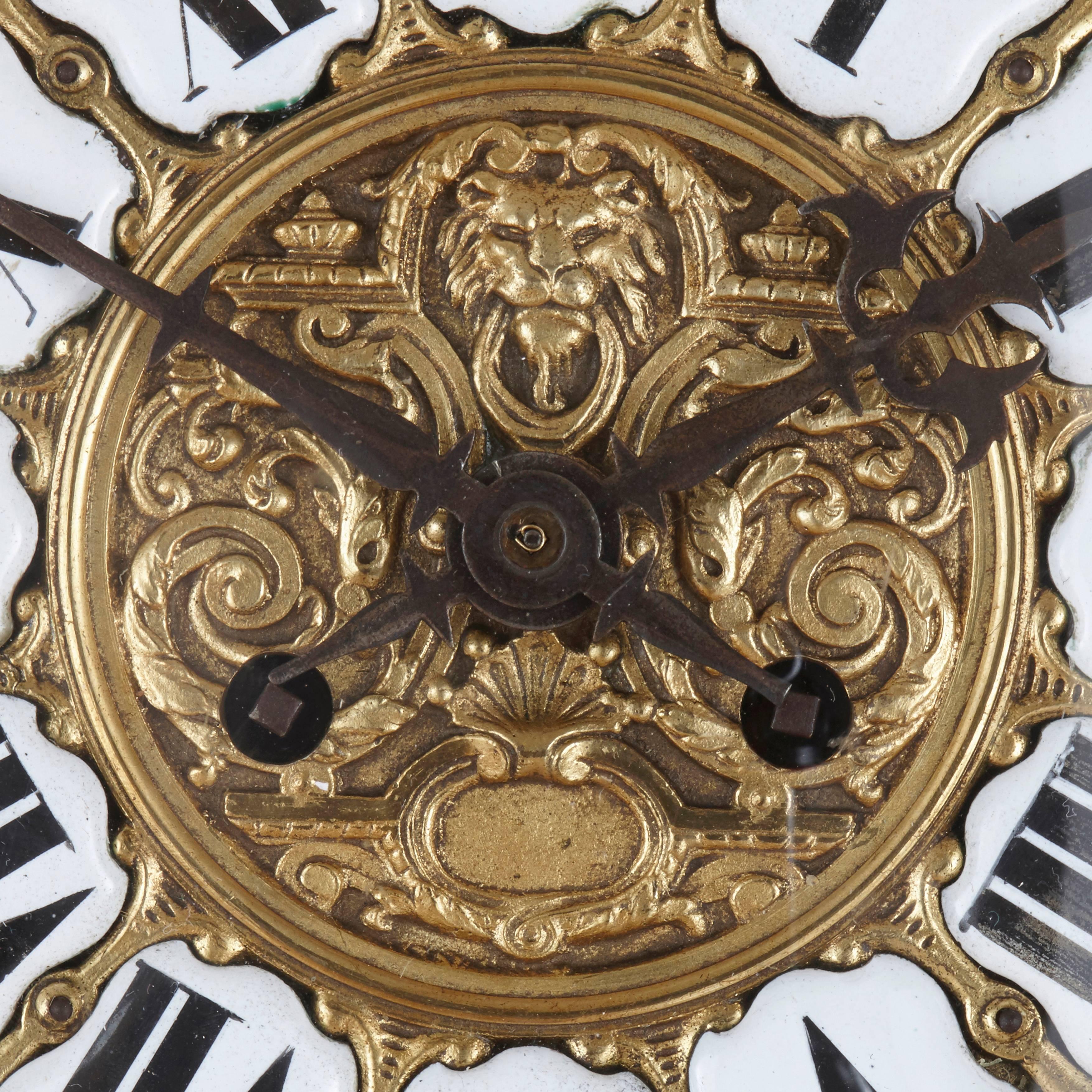 Antike französische Goldbronze-Uhr und Barometer-Set im neoklassischen Stil von Mottheau im Zustand „Gut“ im Angebot in London, GB
