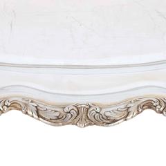 Solid Silver Antique Czechoslovakian Meat Dish