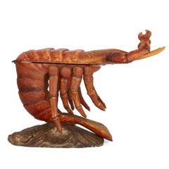 Pair of Italian Crab-Form Grotto Chairs, Attributed to Pauly et Cie, Venice