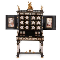 Exceptional Bonheur du Jour with Viennese Enamel Panels
