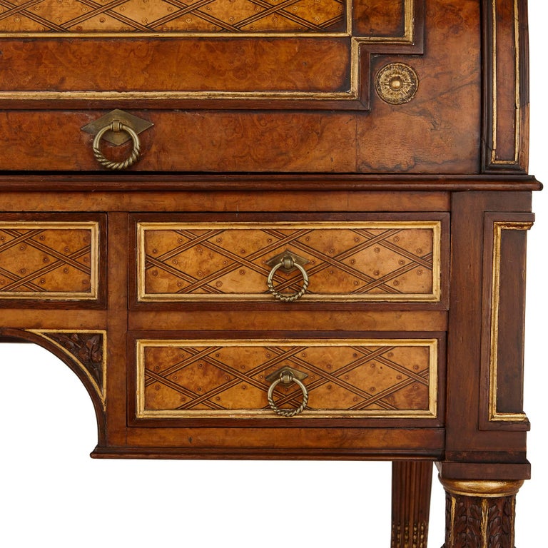 Donald Ross Style Walnut Roll Top Bureau Desk at 1stDibs desks at ross