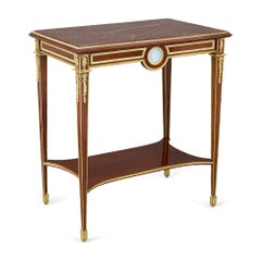Antique Louis XVI Style Ormolu and Jasperware Mounted Side Table