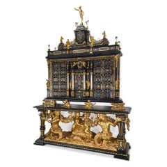 Monumental Pietre Dure Cabinet on Stand by Bernhard Ludwig