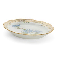 A Set of Six Royal Copenhagen Flora Danica Porcelain Dishes