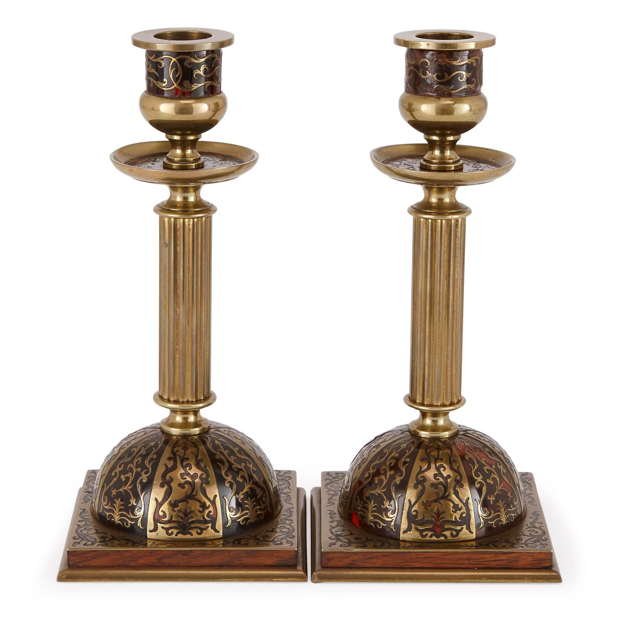 antique brass candlesticks for sale