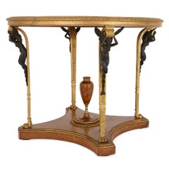 Antique Ormolu Mounted Centre Table by Zwiener Jansen Successeur
