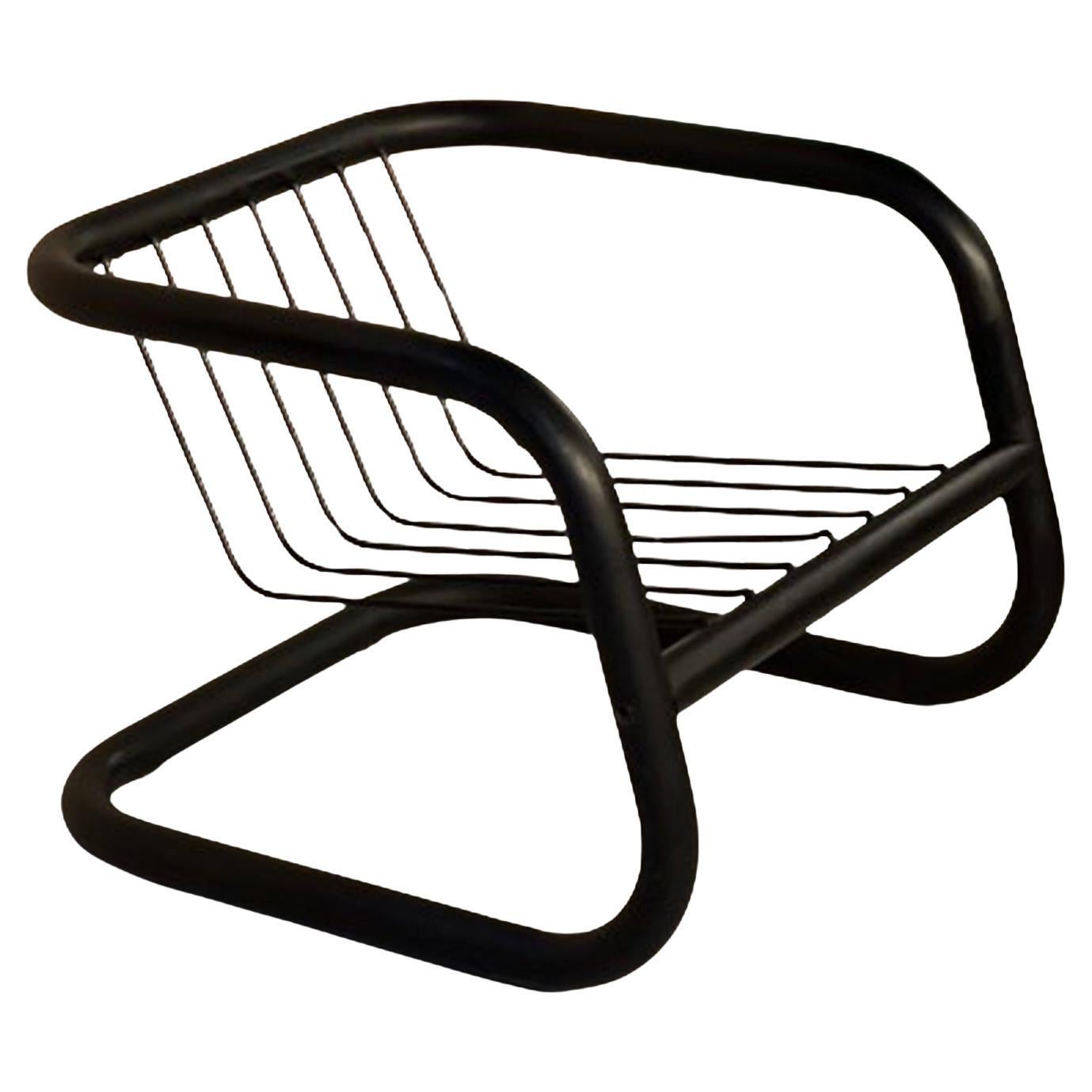 Tubular Armchair by Geraldo de Barros for Hobjeto, Brazil, 1970s