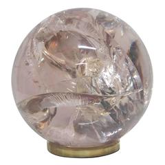 Fractured Resin Sphere Sculpture Acrylic, France, 1970s 10