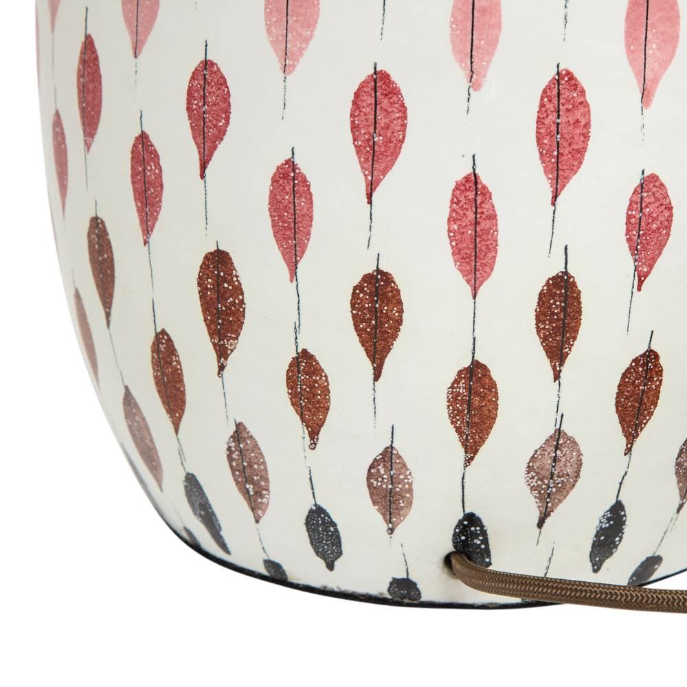 Bitossi Table Lamps, Piume Multi-Color, Signed 2