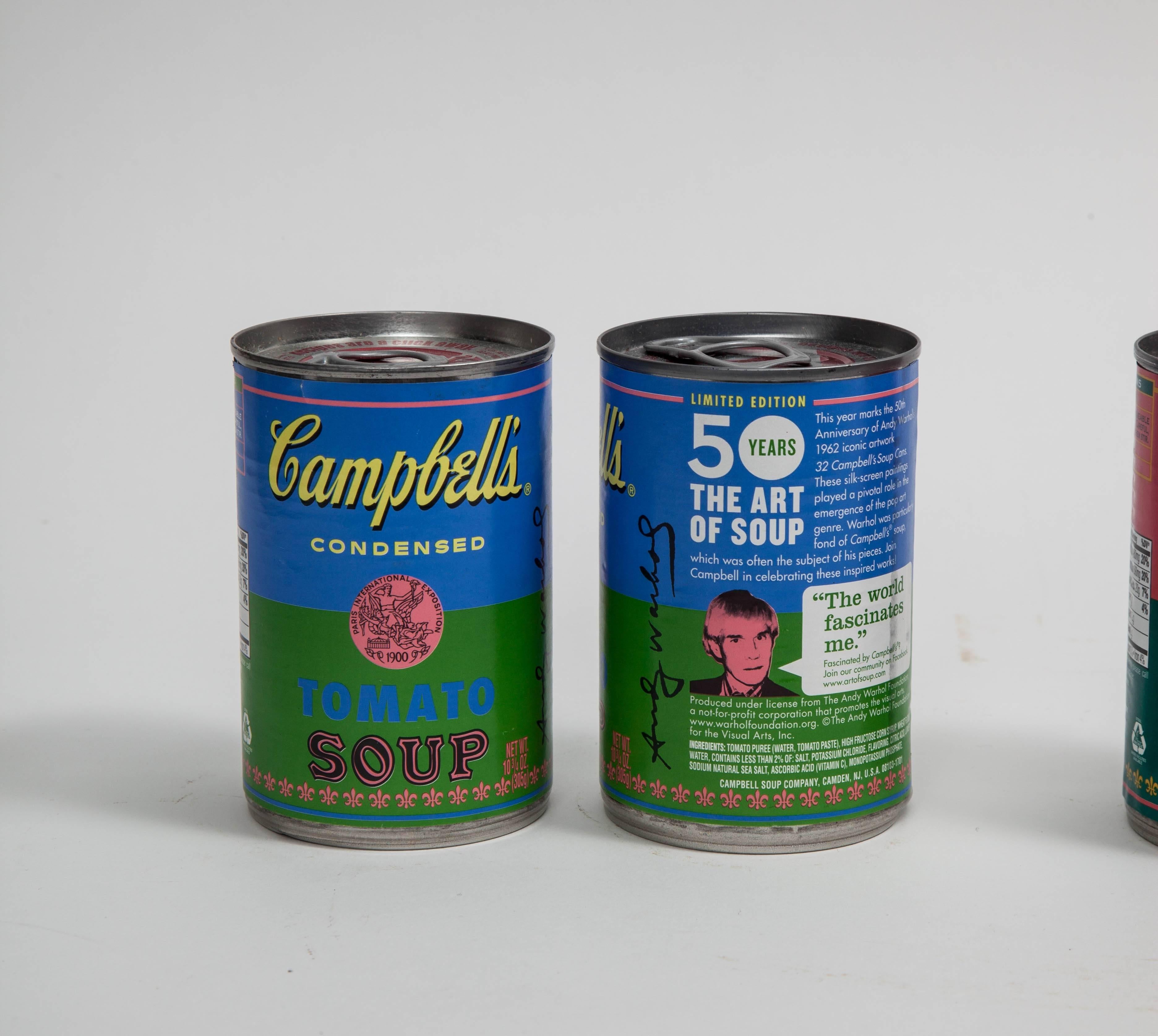 Modern Andy Warhol Campbell's Soup Cans 50th Anniversary Limited Edition