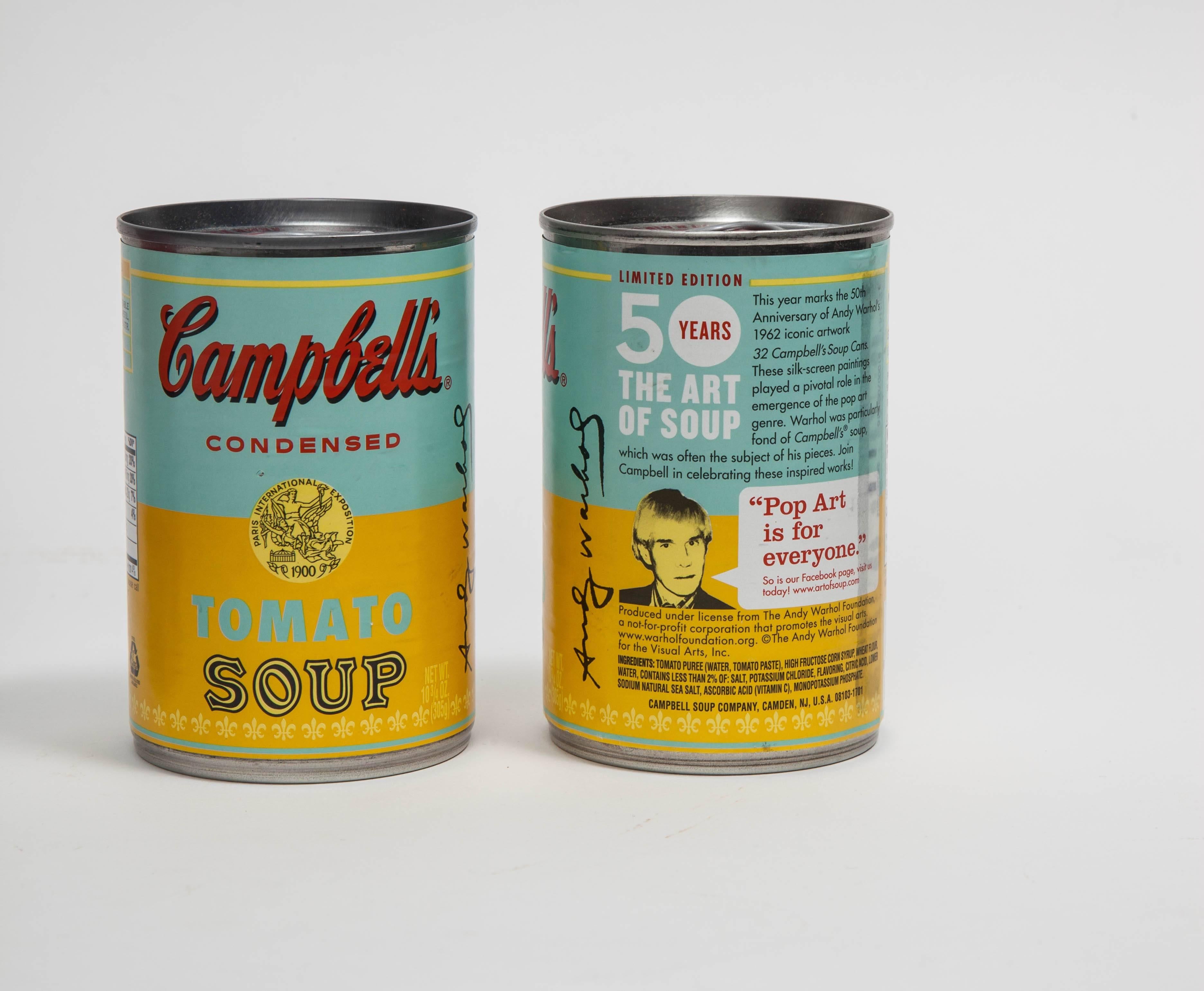 Contemporary Andy Warhol Campbell's Soup Cans 50th Anniversary Limited Edition