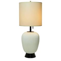 Gerald Thurston Table Lamp for Lightolier in White Porcelain, USA, 1950s