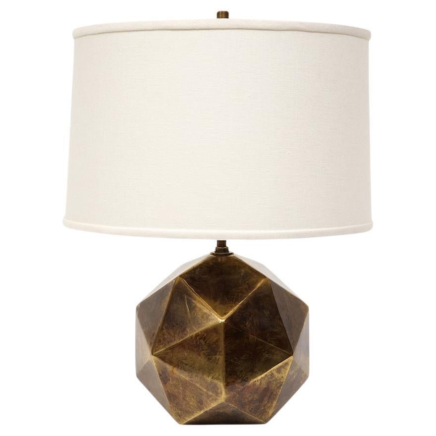 Westwood Industries Inc Lamp, Bronze, Faceted   For Sale