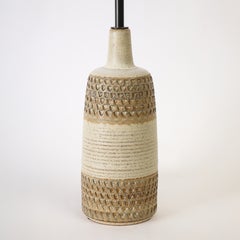 Lámpara de mesa Søholm Stentøj 3071, de Einar Johansen, gres esmaltado, Dinamarca, década de 1960