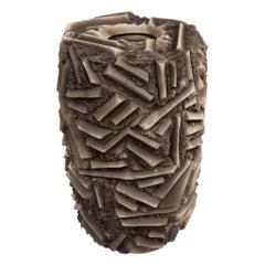 Keramikvase, handgefertigt, geformt, Erdtöne, von Keramikvase, Sieminski