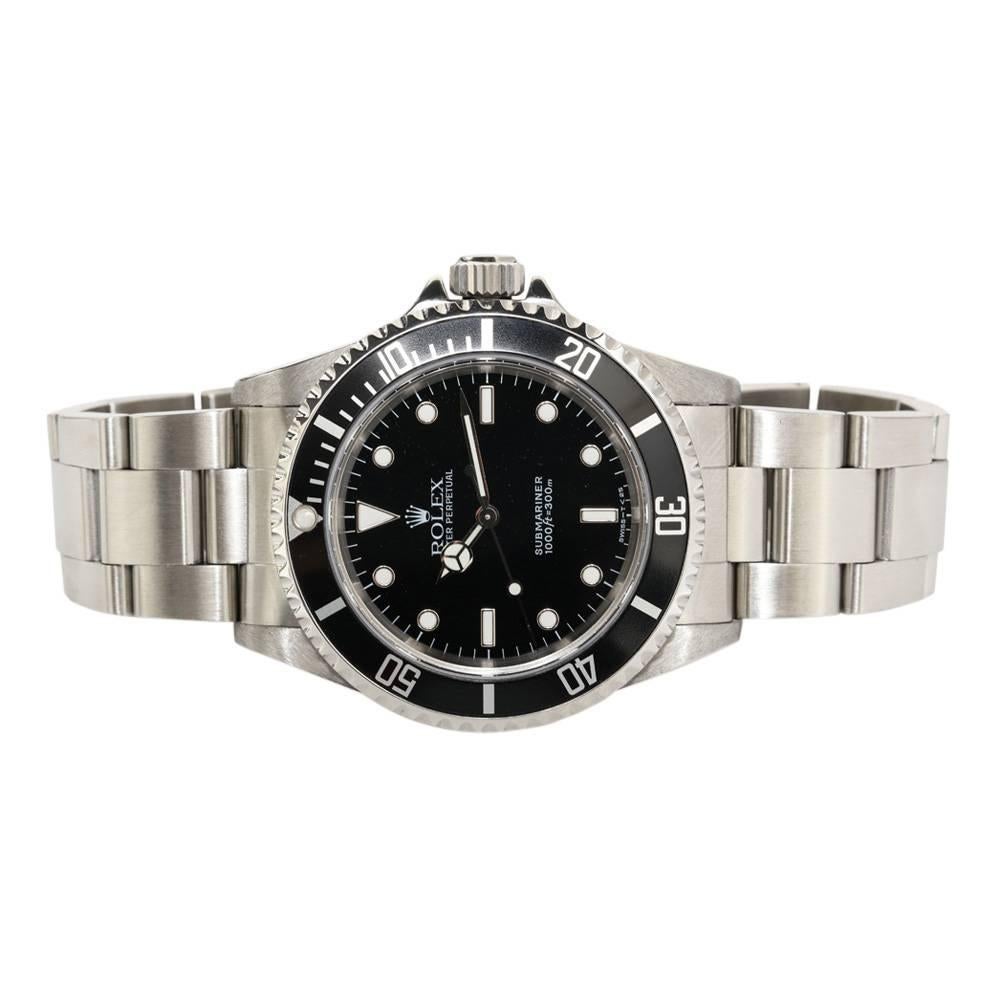 rolex submariner black face