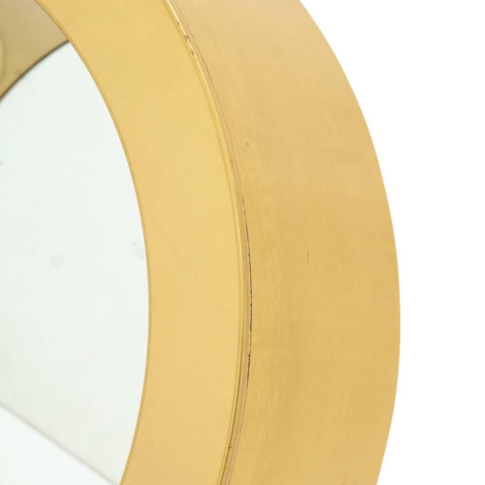 Mid-Century Modern C. Jere Porthole Mirror, Brass For Sale