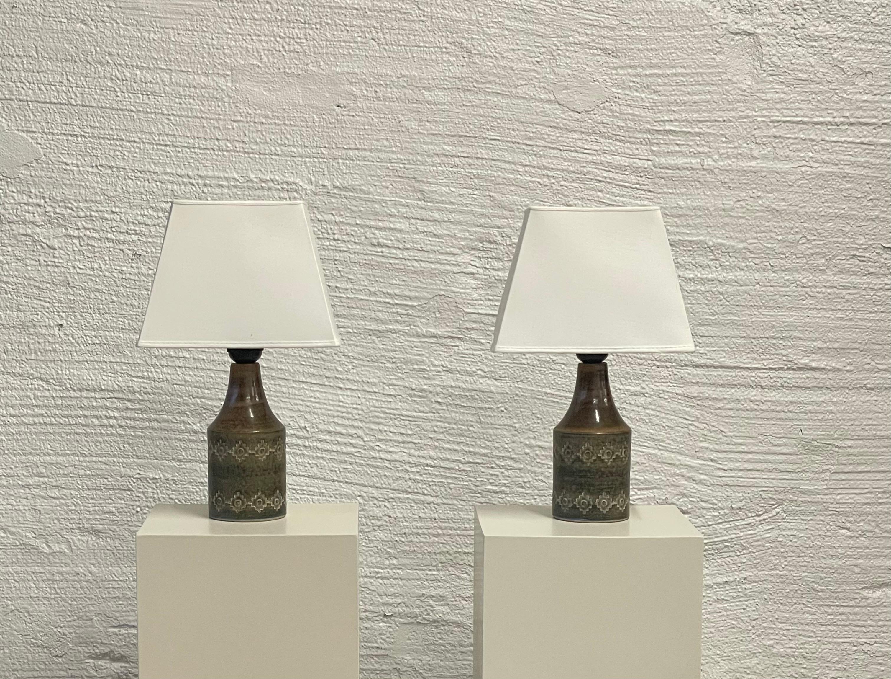 Lampade da tavolo scandinave, Ulla Winblad per Alingsås Keramik, Svezia 1960 3