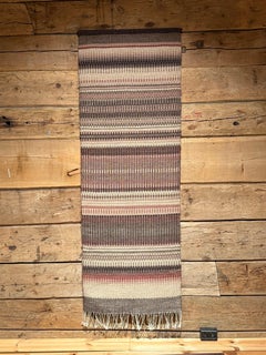 Vintage Handwoven Scandinavian Wall Tapestry / Runner, 1960s