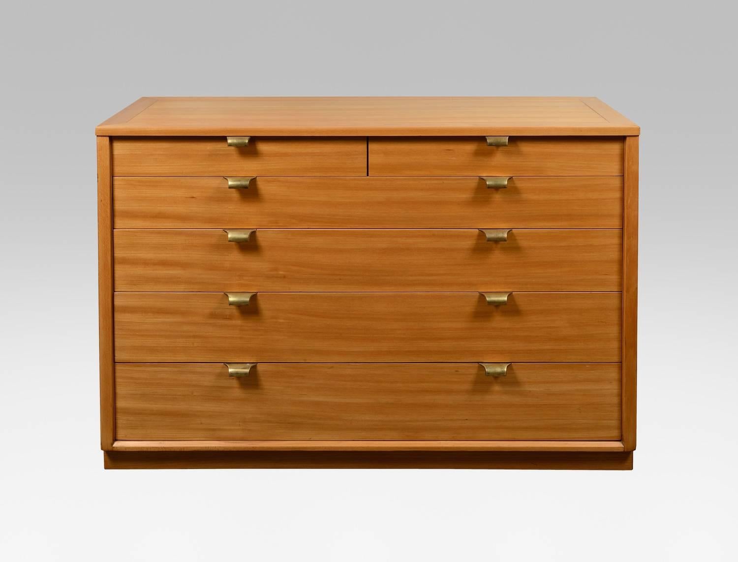 American Elegant Pair of Chest of Drawers by Ed. Wormley, 1950s For Sale