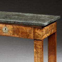 Flame Mahogany Console Table