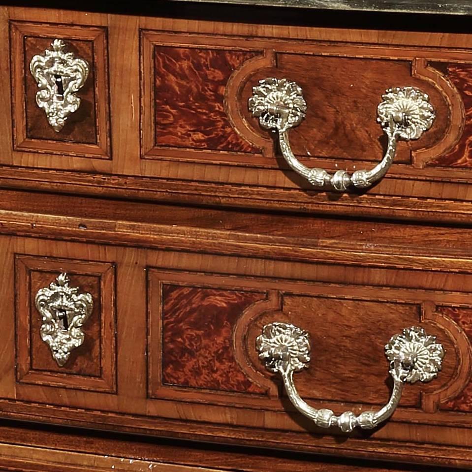 French Fine Late 17th Century Walnut Commode