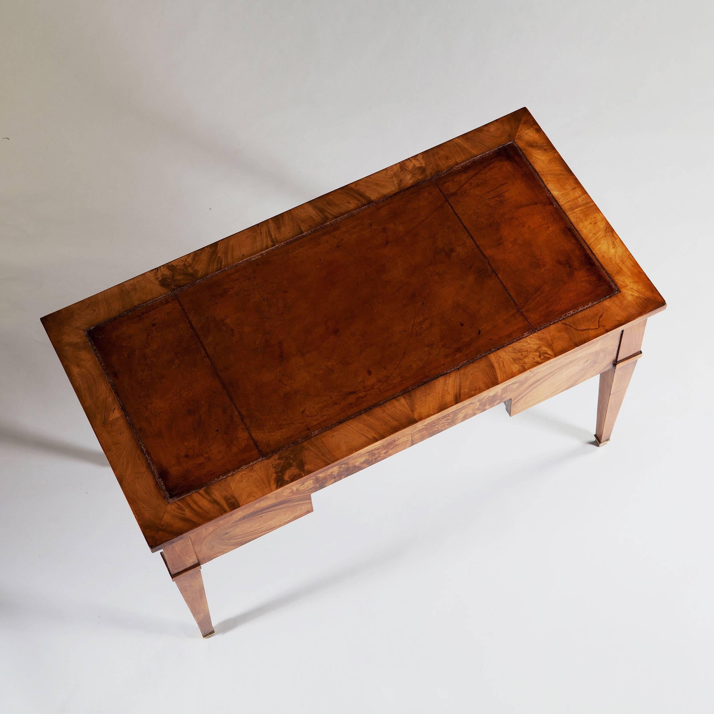 Early 19th Century Directoire Period Mahogany Bureau Plat 2