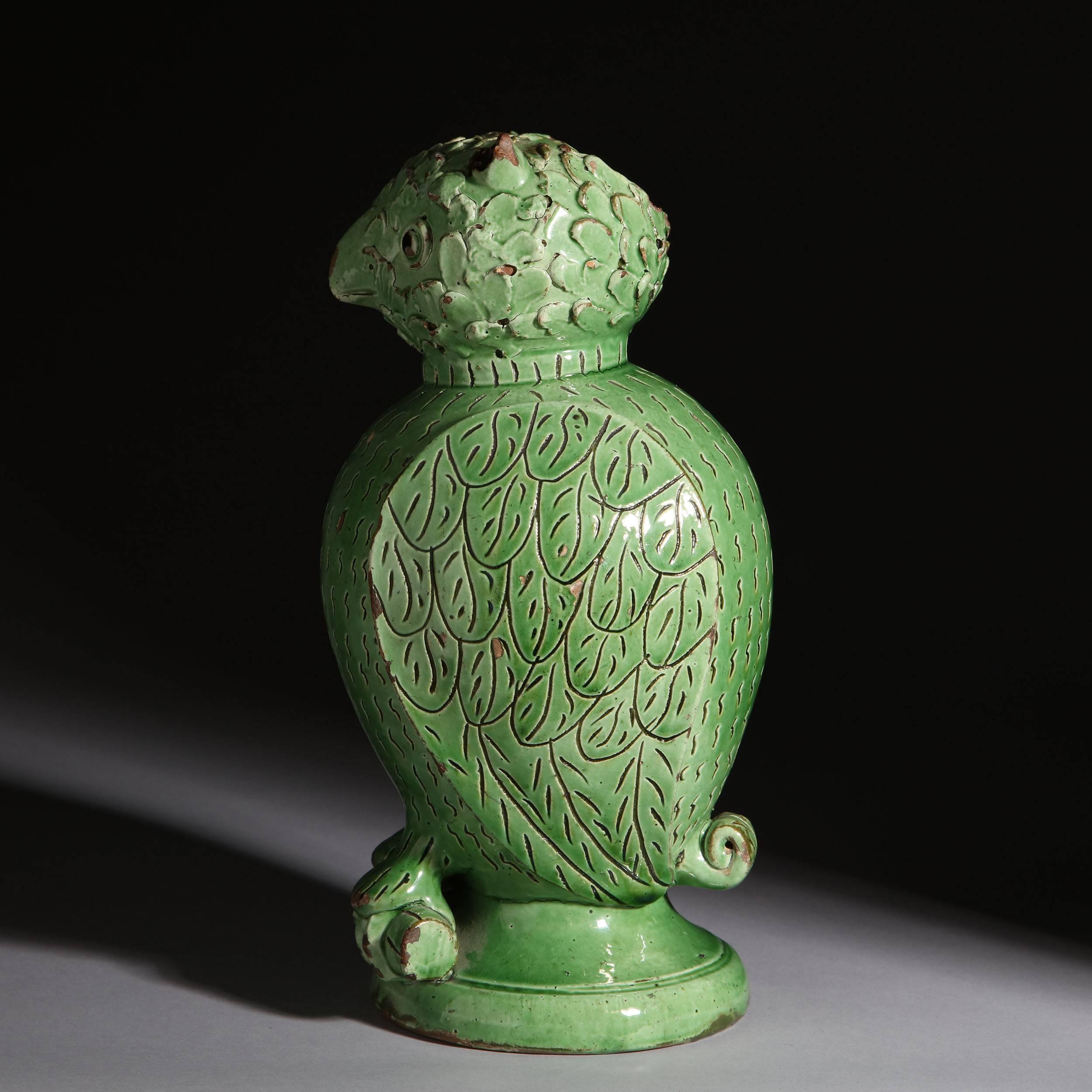 Danish Rare 19th Century Skotterup Owl