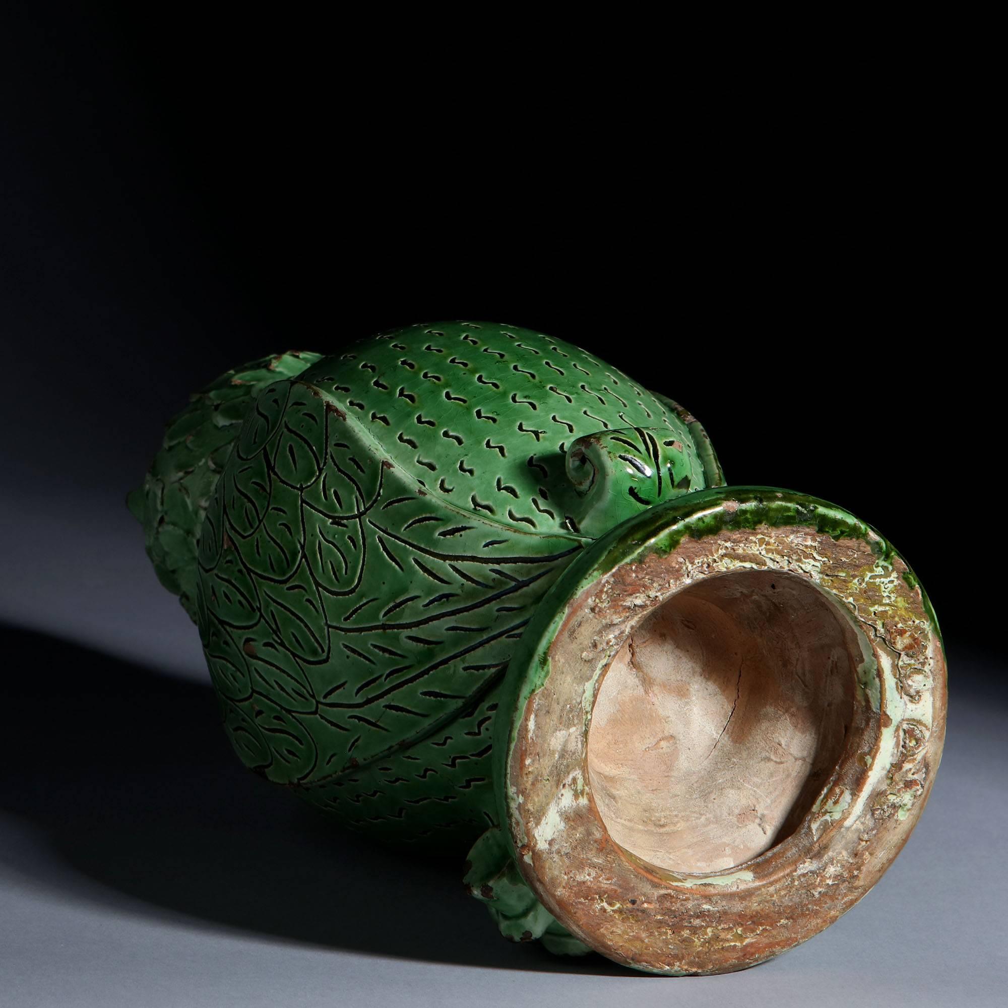 Ceramic Rare 19th Century Skotterup Owl