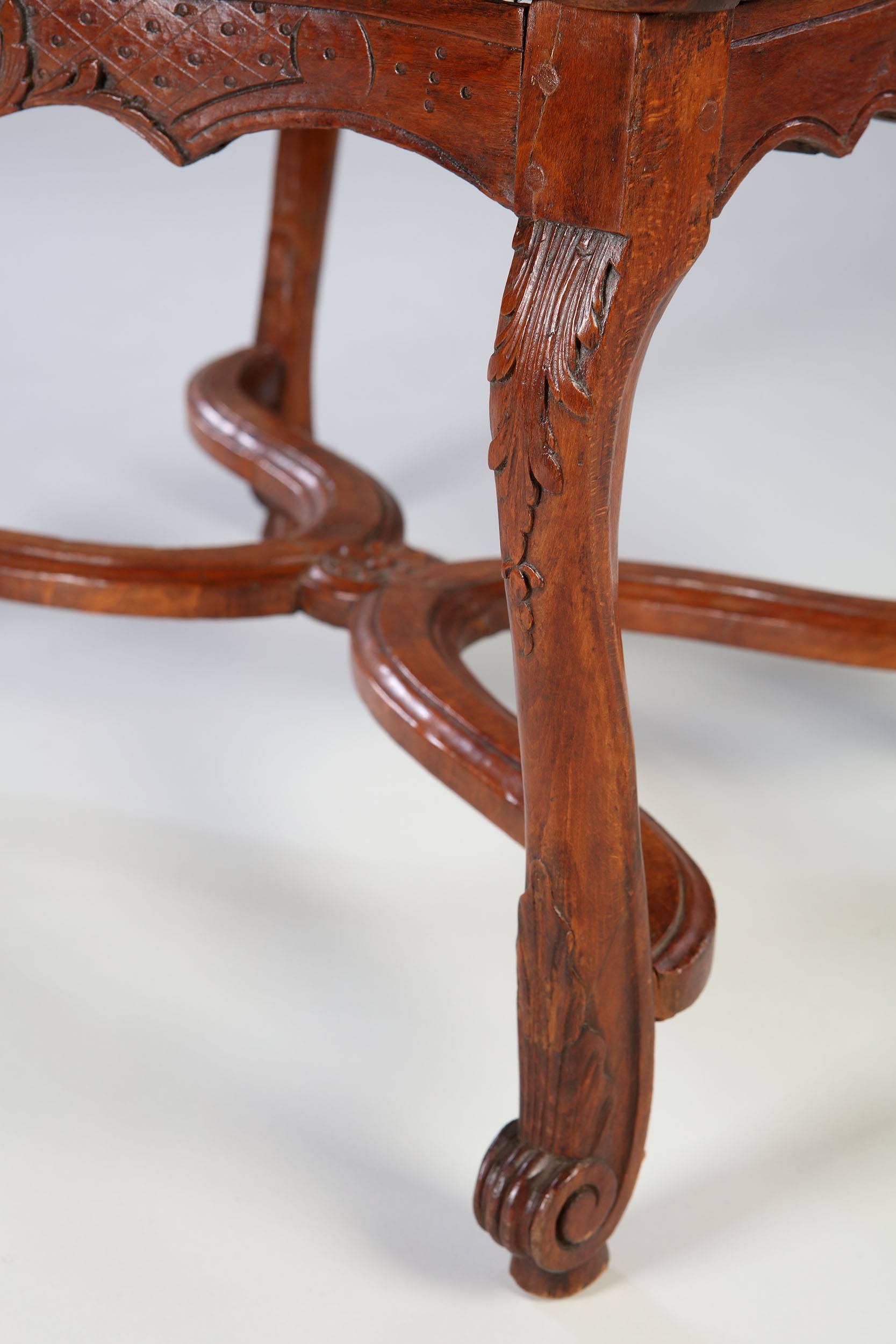 Pair of Walnut Caned Bergeres 2