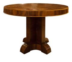 Art Deco Occasional Table in Burr Walnut