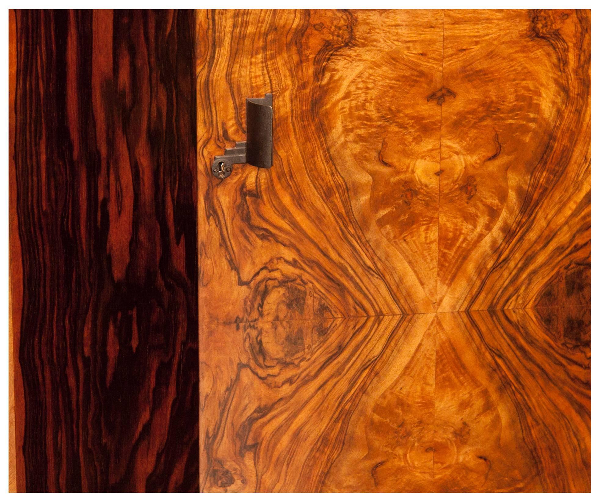 Art Deco Sideboard Credenza Spanish Olive wood and Macassar by 0svaldo Borsani  3