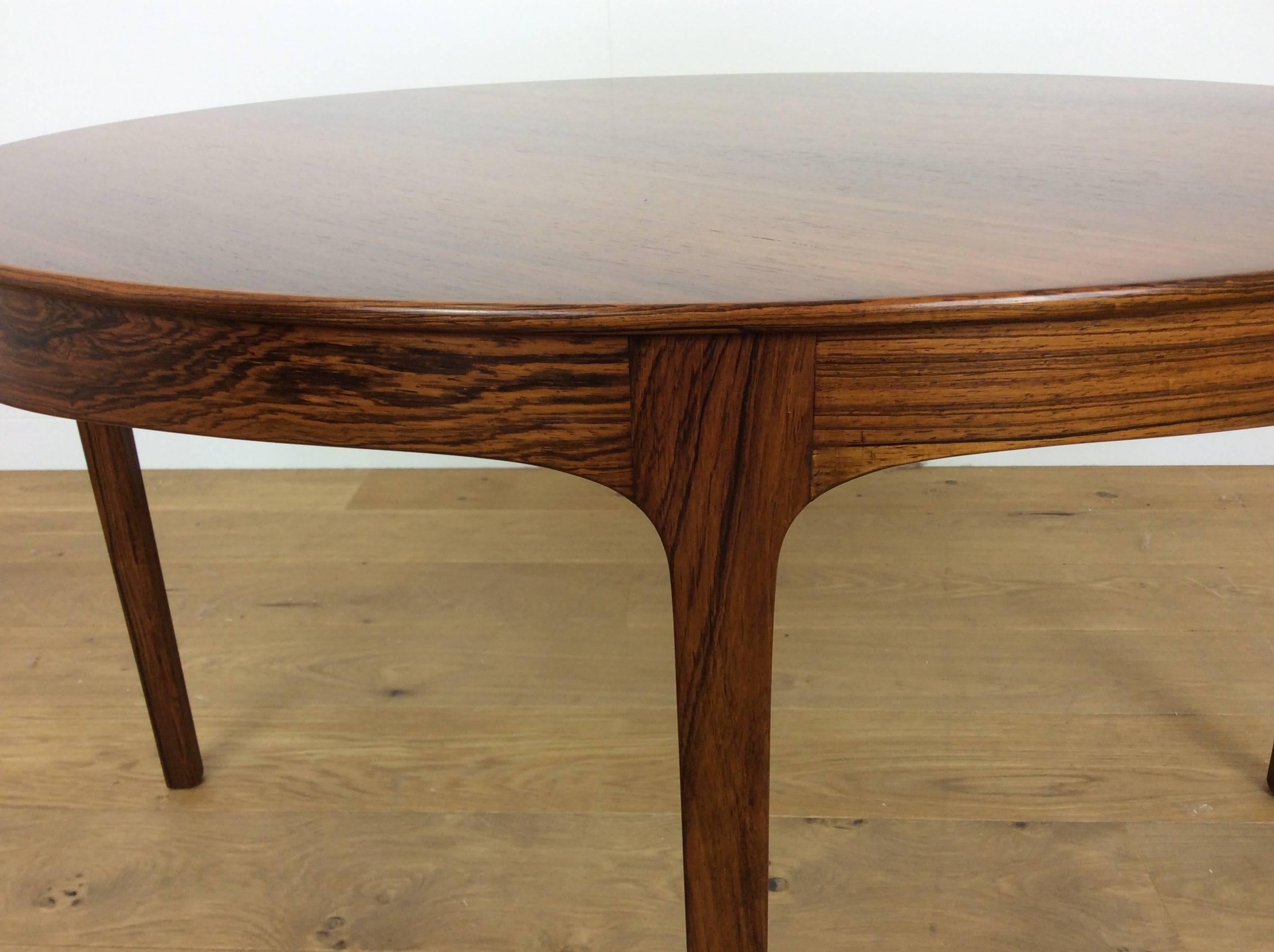 20th Century Midcentury Rosewood Table by Ole Wanschers For Sale