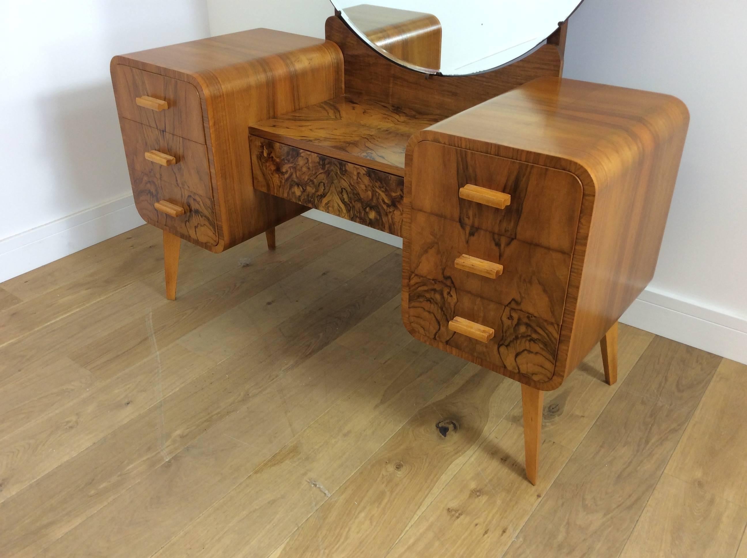 Polish Art Deco Dressing Table Made in Poland