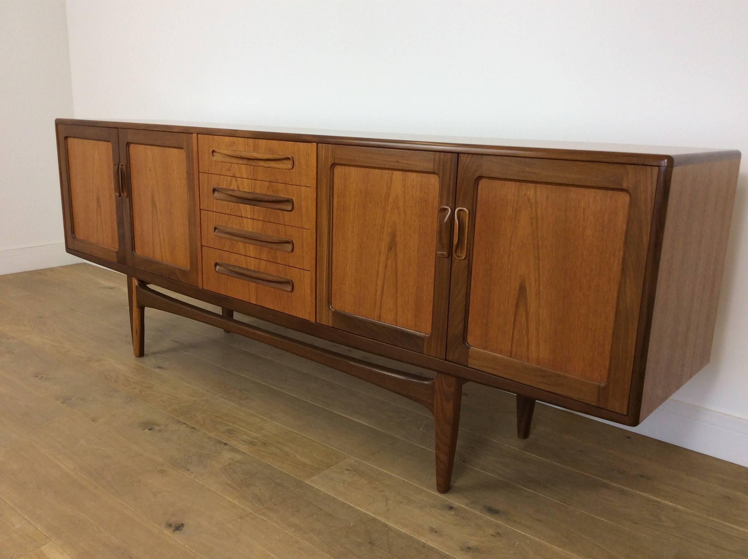 Mid-Century Modern Midcentury Sideboard Credenza by V B Wilkins