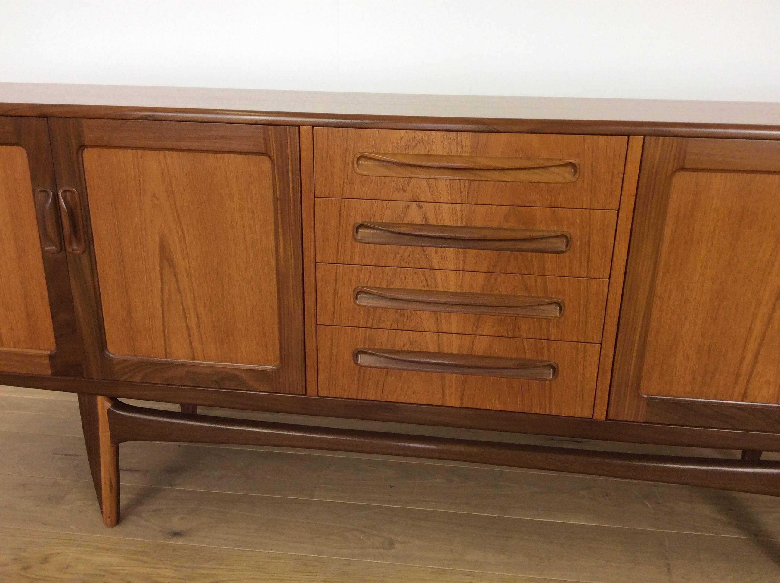 Midcentury Sideboard Credenza by V B Wilkins In Excellent Condition In London, GB