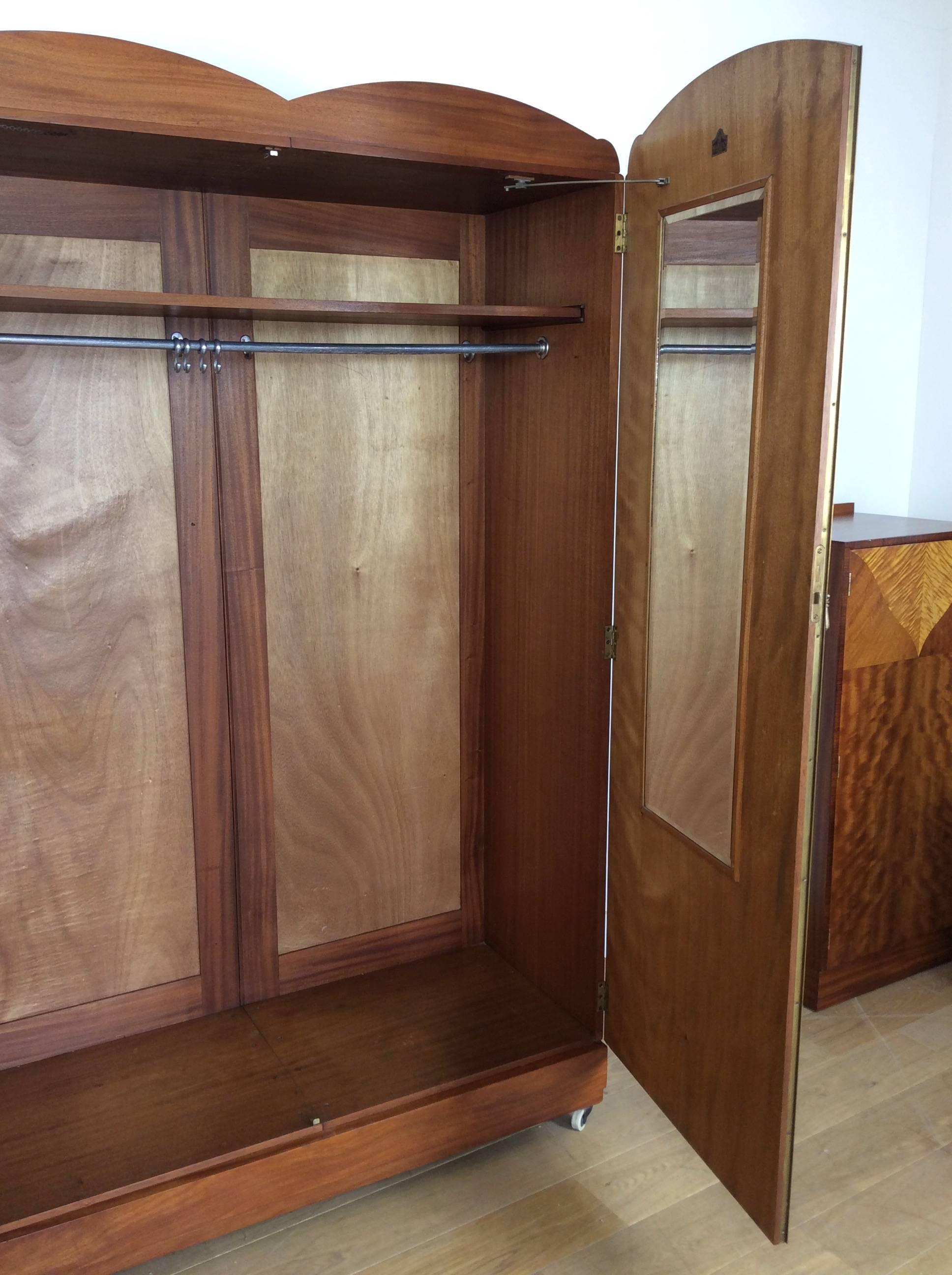 Art Deco Wardrobe by Maple & Co. In Excellent Condition In London, GB