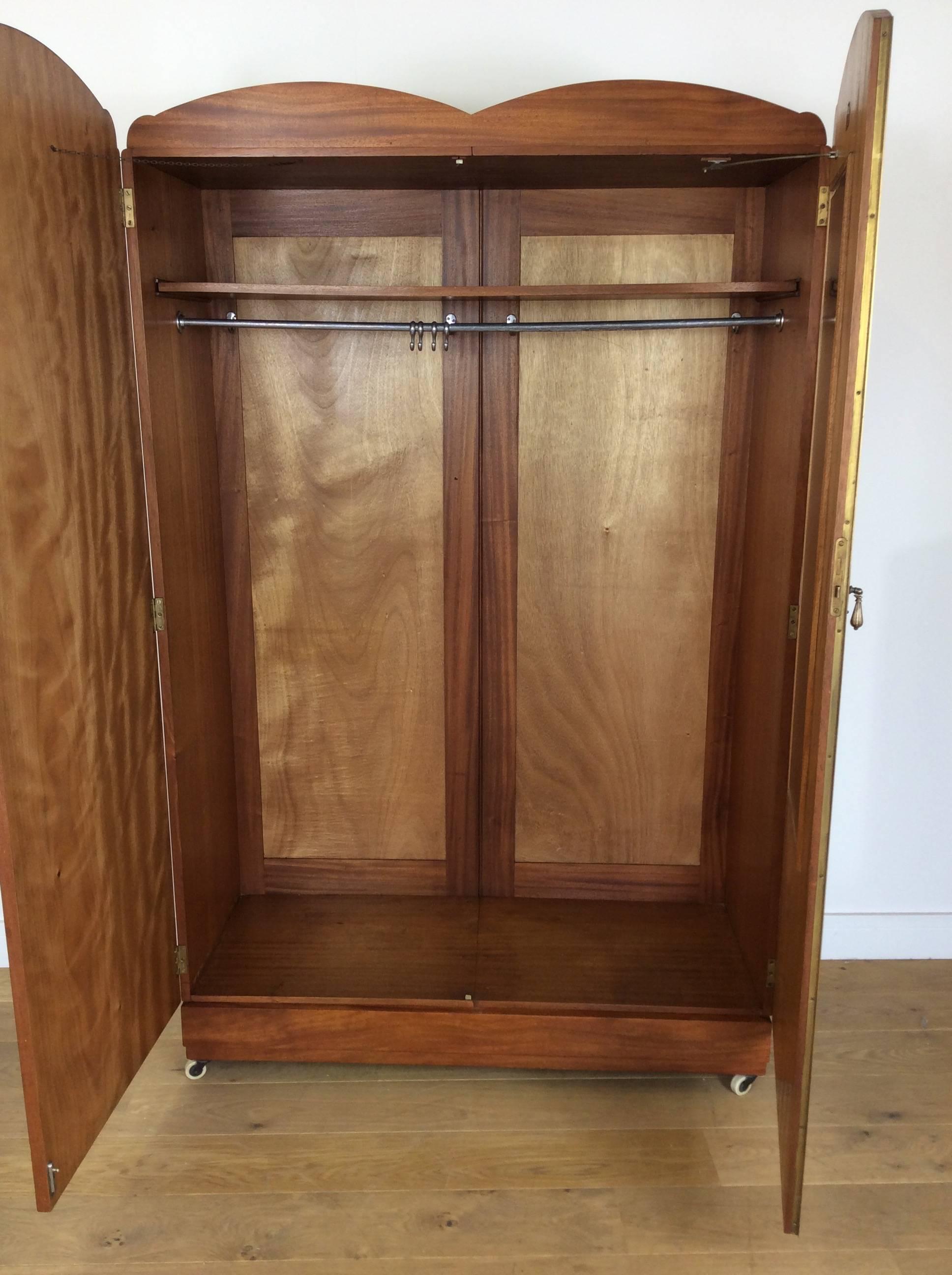 English Art Deco Wardrobe by Maple & Co.