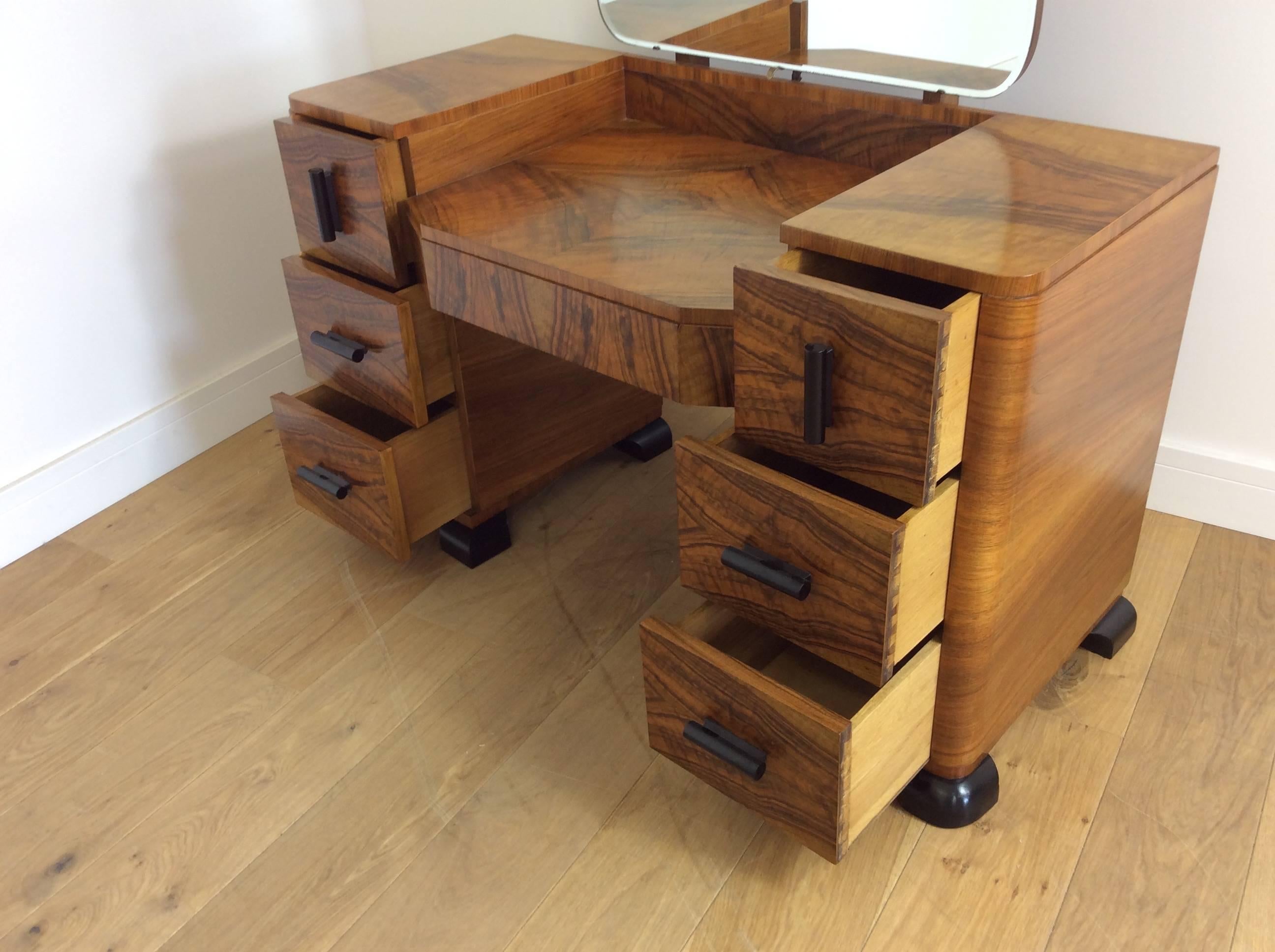 Mid-20th Century Art Deco Dressing Table from Poland