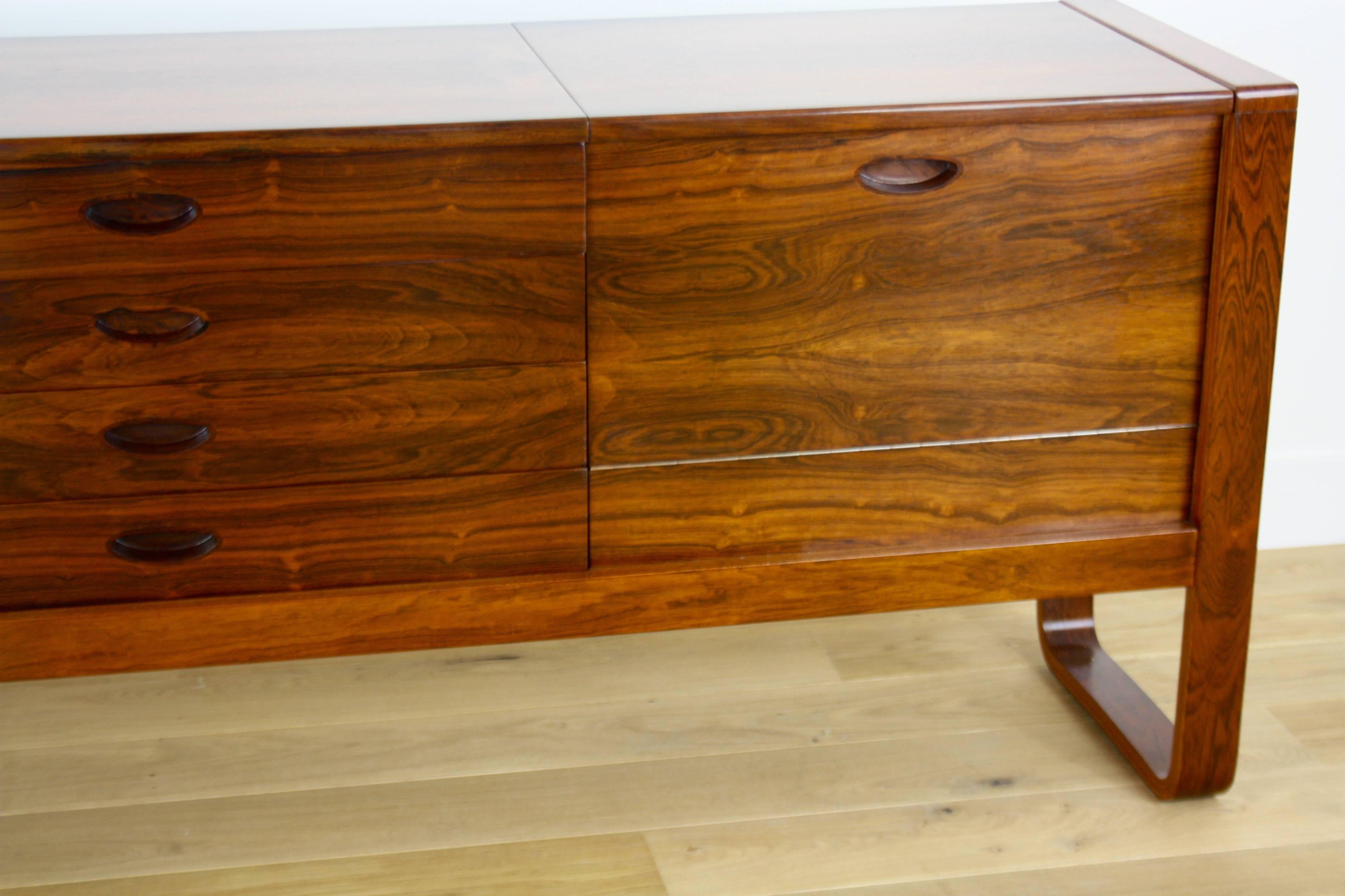 mid century rosewood sideboard