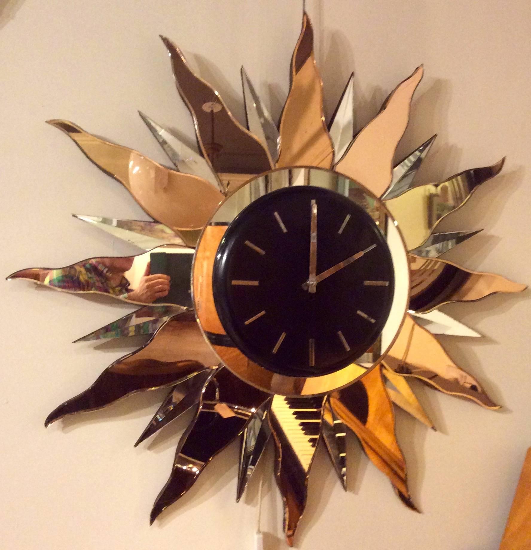 British Awesome and Rare Art Deco Clock