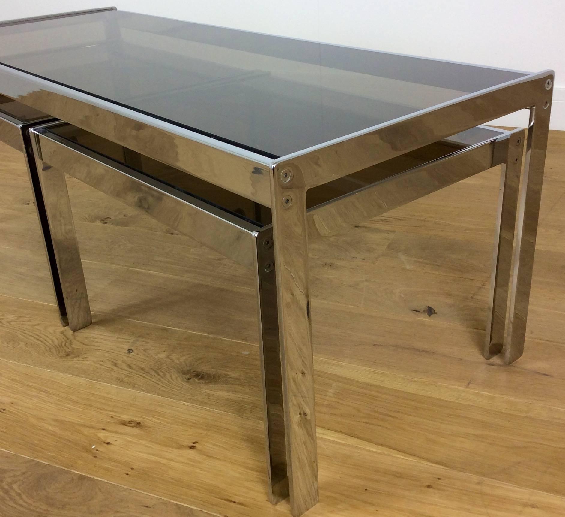 British Merrow Associates Nest of Tables Designed by Richard Young