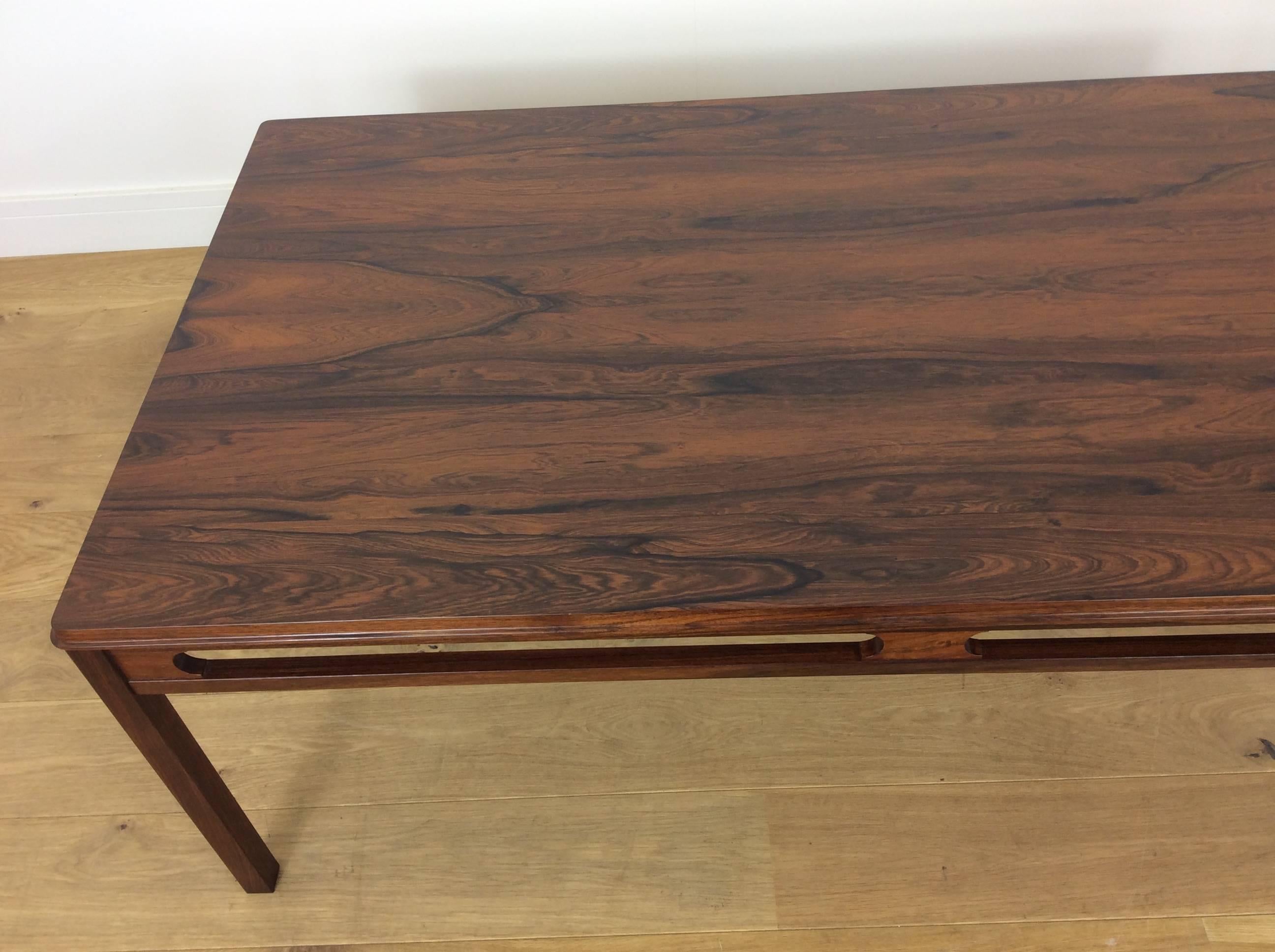 Mid-Century Rosewood Table by Arne Halvorsen In Excellent Condition In London, GB