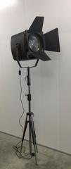 Vintage Theatre Light from Rank Film Equipment on Telescopic Tri Pod Stand